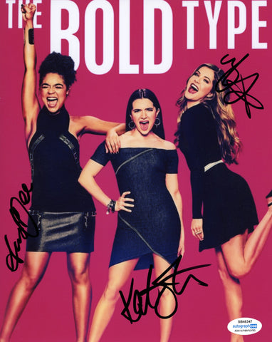 THE BOLD TYPE CAST SIGNED 8X10 PHOTO 2 ACOA