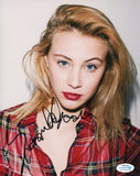 SARAH GADON SIGNED 8X10 PHOTO ACOA