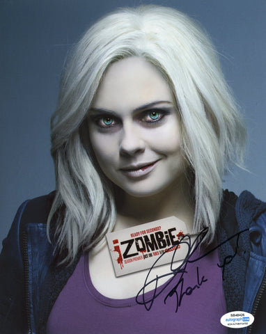 ROSE MCIVER SIGNED IZOMBIE 8X10 PHOTO 2 ACOA