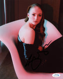 SOPHIE TURNER SIGNED 8X10 PHOTO 7 ACOA