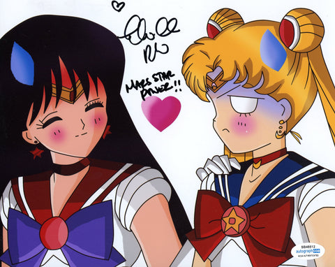 EMILIE-CLAIRE BARLOW SIGNED SAILOR MOON 8X10 PHOTO 3 ACOA