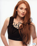 SOPHIE TURNER SIGNED 8X10 PHOTO 2 ACOA