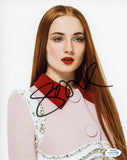 SOPHIE TURNER SIGNED 8X10 PHOTO ACOA