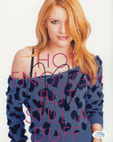 BELLA THORNE SIGNED THE DUFF 8X10 PHOTO ACOA