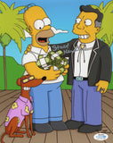 STACY KEACH SIGNED THE SIMPSONS 8X10 PHOTO ACOA