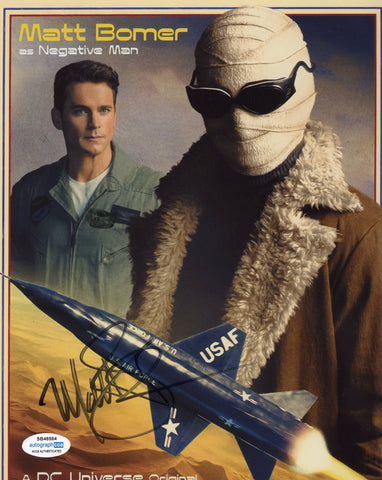 MATT BOMER SIGNED DOOM PATROL 8X10 PHOTO 2 ACOA