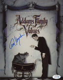 CAREL STRUYCKEN SIGNED THE ADDAMS FAMILY VALUES 8X0 PHOTO ACOA