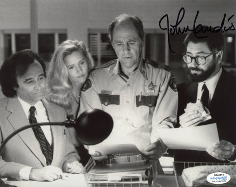 JOHN LANDIS SIGNED SLEEPWALKERS 8X10 PHOTO ACOA