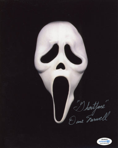 DANE FARWELL SIGNED SCREAM GHOSTFACE 8X10 PHOTO 7 ACOA