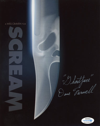 DANE FARWELL SIGNED SCREAM GHOSTFACE 8X10 PHOTO 8 ACOA
