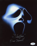 DANE FARWELL SIGNED SCREAM GHOSTFACE 8X10 PHOTO 9 ACOA