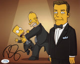 RICKY GERVAIS SIGNED THE SIMPSONS 8X10 PHOTO 2 ACOA