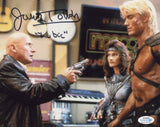 JAMES TOLKAN SIGNED MASTERS OF THE UNIVERSE 8X10 PHOTO ACOA