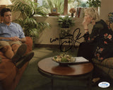 JANE LYNCH SIGNED TWO AND A HALF MEN 8X10 PHOTO ACOA