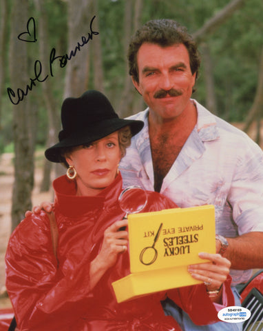 CAROL BURNETT SIGNED MAGNUM, P.I. 8X10 PHOTO ACOA