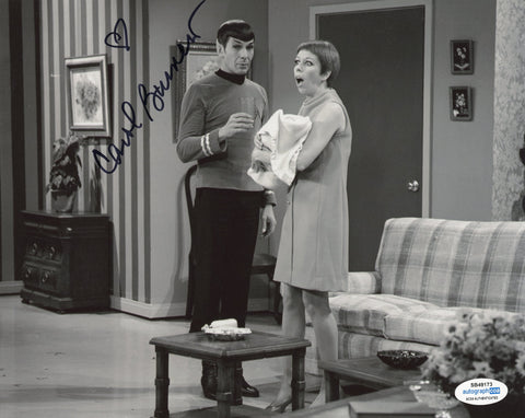CAROL BURNETT SIGNED 8X10 PHOTO 5 ACOA