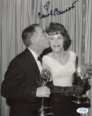 CAROL BURNETT SIGNED 8X10 PHOTO 2 ACOA