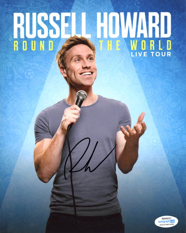 RUSSELL HOWARD SIGNED ROUND THE WORLD 8X10 PHOTO ACOA