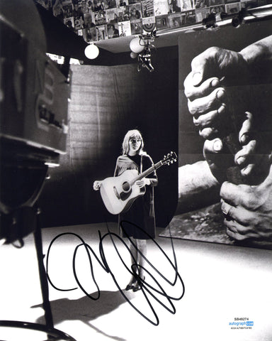 JUDY COLLINS SIGNED 8X10 PHOTO 10 ACOA