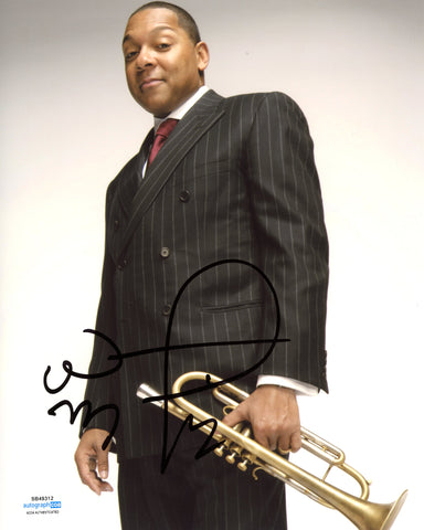 WYNTON MARSALIS SIGNED 8X10 PHOTO 2 ACOA