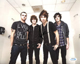 ALEX GASKARTH SIGNED ALL TIME LOW 8X10 PHOTO ACOA