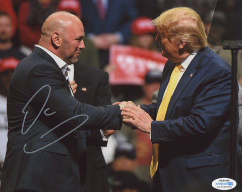 DANA WHITE SIGNED UFC PRESIDENT 8X10 PHOTO 2 ACOA