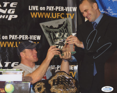 DANA WHITE SIGNED UFC PRESIDENT 8X10 PHOTO 10 ACOA