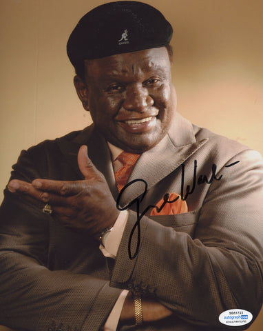 GEORGE WALLACE SIGNED STAND UP COMEDIAN 8X10 PHOTO ACOA