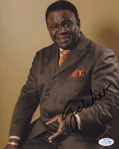 GEORGE WALLACE SIGNED STAND UP COMEDIAN 8X10 PHOTO 2 ACOA