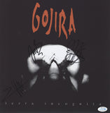 GOJIRA SIGNED TERRA INCOGNITA 12X12 PHOTO ACOA