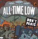 ALEX GASKARTH SIGNED ALL TIME LOW DON'T PANIC 12X12 PHOTO ACOA