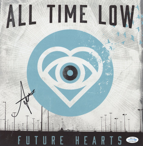 ALEX GASKARTH SIGNED ALL TIME LOW FUTURE HEARTS 12X12 PHOTO ACOA