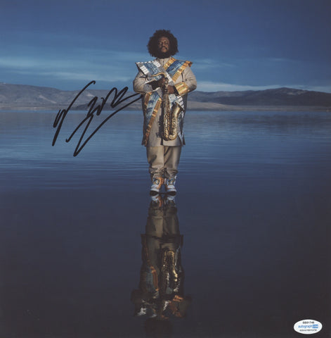 KAMASI WASHINGTON SIGNED HEAVEN AND EARTH 12X12 PHOTO ACOA