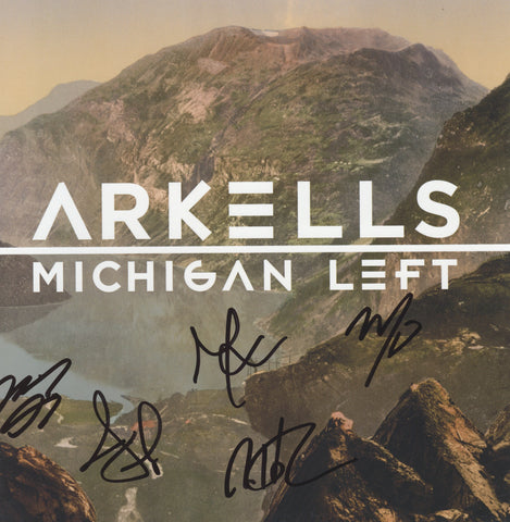 THE ARKELLS SIGNED MICHIGAN LEFT VINYL RECORD ACOA