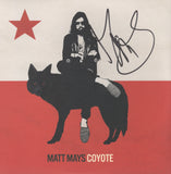 MATT MAYS SIGNED COYOTE VINYL RECORD ACOA