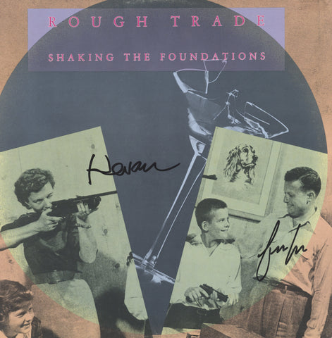 ROUGH TRADE SIGNED SHAKING THE FOUNDATIONS VINYL RECORD ACOA