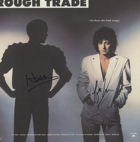 ROUGH TRADE SIGNED FOR THOSE WHO THINK YOUNG VINYL RECORD ACOA