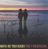 DRIVE-BY TRUCKERS SIGNED THE UNRAVELING VINYL RECORD ACOA