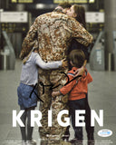 TOBIAS LINDHOLM SIGNED KRIGEN A WAR 8X10 PHOTO ACOA