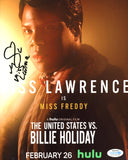 MISS LAWRENCE SIGNED THE UNITED STATES VS. BILLIE HOLIDAY 8X10 PHOTO ACOA