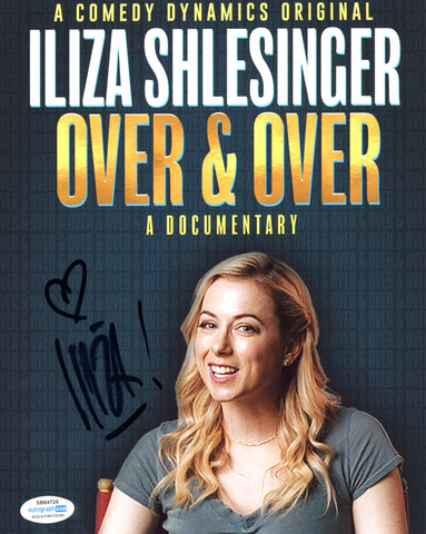ILIZA SHLESINGER SIGNED OVER & OVER 8X10 PHOTO ACOA