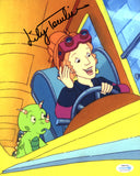 LILY TOMLIN SIGNED MAGIC SCHOOL BUS MS FRIZZLE 8X10 PHOTO ACOA