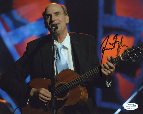 JAMES TAYLOR SIGNED 8X10 PHOTO 5 ACOA