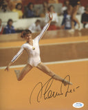 NADIA COMANECI SIGNED OLYMPIC GYMNASTICS 8X10 PHOTO 2 ACOA