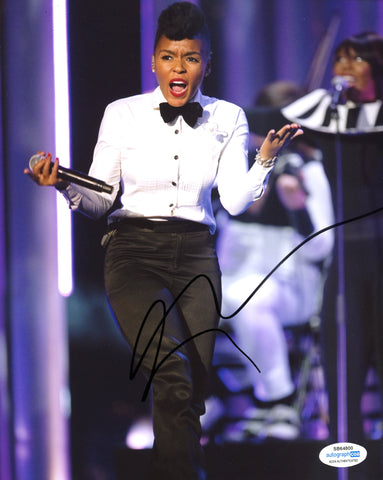 JANELLE MONAE SIGNED 8X10 PHOTO 4 ACOA