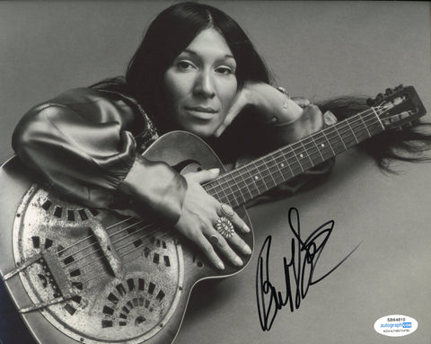 BUFFY SAINTE-MARIE SIGNED 8X10 PHOTO 8 ACOA