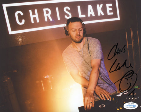 CHRIS LAKE SIGNED 8X10 PHOTO 4 ACOA