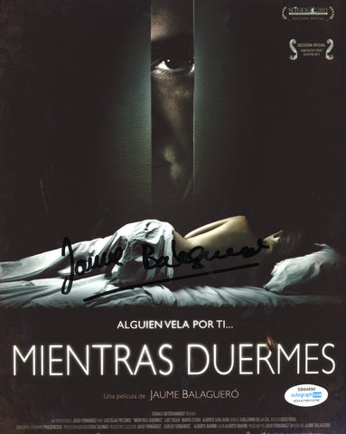 JAUME BALAGUERO SIGNED MIENTRAS DUERMES 8X10 PHOTO ACOA