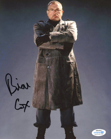 BRIAN COX SIGNED X-MEN X2 8X10 PHOTO 2 ACOA
