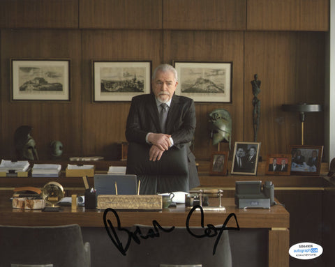 BRIAN COX SIGNED SUCCESSION 8X10 PHOTO 3 ACOA